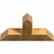 Ekena Millwork Portland Rough Sawn Timber Gable Bracket, Western Red Cedar, 36"W x 19"H x 6"D x 6"F, 13/12 Pitch GBW036X19X0606POR00RWR - alternate 3